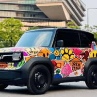 Dán decal xe Vinfast VF3 thể thao