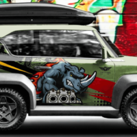 Dán decal tem xe Vinfast VF3