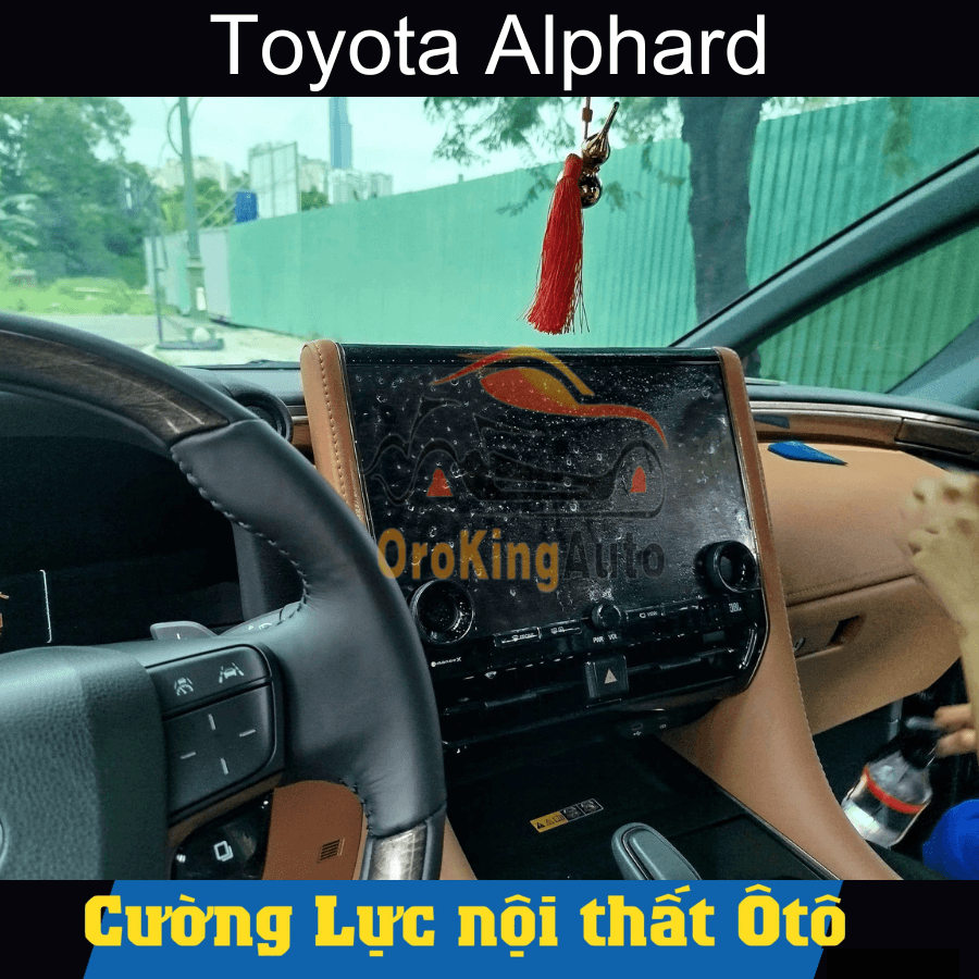 Dán PPF nội thất Toyota Alphard