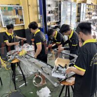 Độ trần sao xe Kia Sportage đèn màu sáng trắng sáng trọng đẹp mắt - đa dạng nhiều kích thước khác nhau