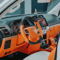 Đổi màu nội thất Toyota Land Cruiser Prado giúp nâng tầm đẳng cấp cho xe