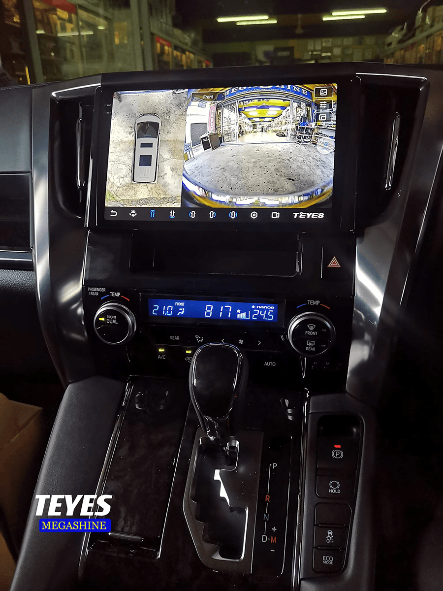 Màn hình Teyes CC3 2K Xe Toyota Alphard Liền Camera 360