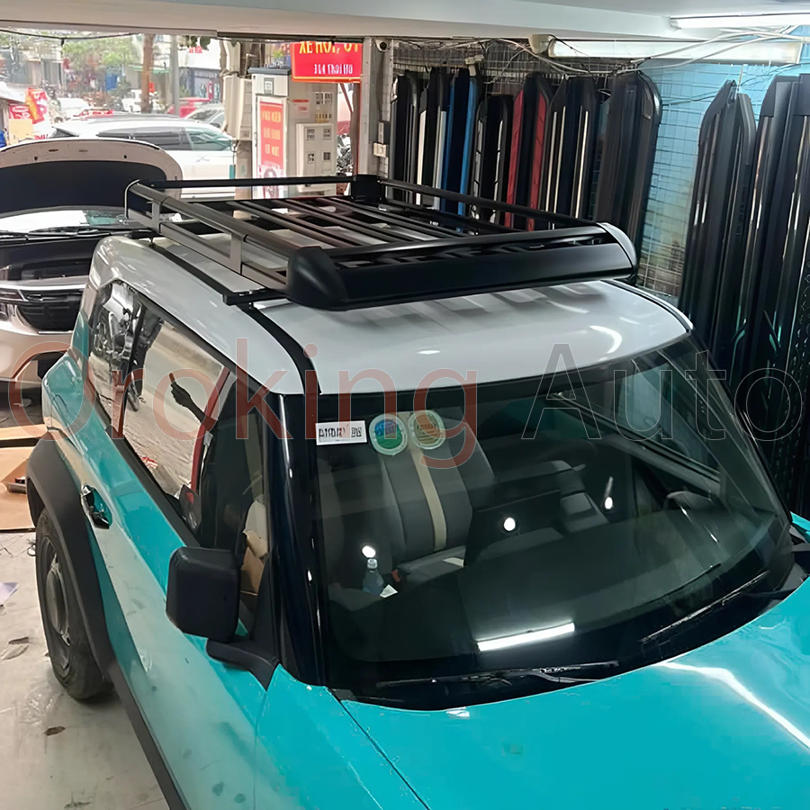 Trang bị thêm baga mui xe VinFast VF3 thì chiếc xe của bạn thêm phần mạnh mẽ và cứng cáp hơn nhiều lần.