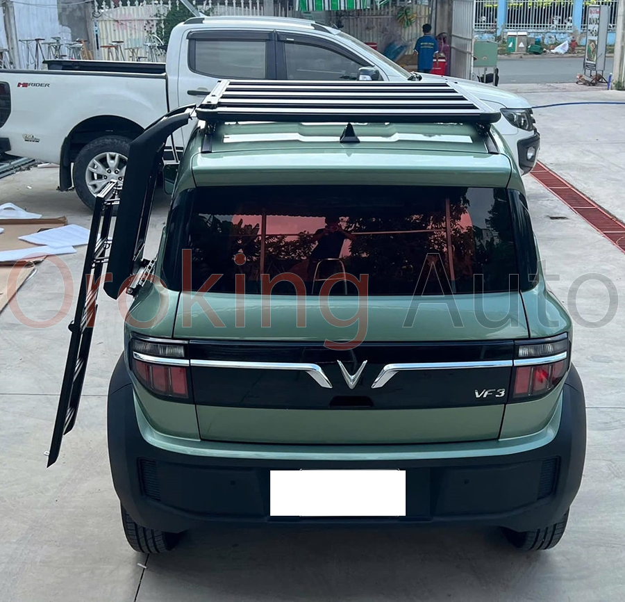 Cản chướng ngại vật bằng giá nóc xe VinFast VF3 vô cùng tuyệt vời