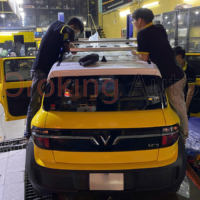 Combo baga mui xe VinFast VF3 + 2 thanh dọc chịu được trọng lượng lớn