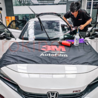 Dán phim cách nhiệt chính hãng 3M Crystalline xe Sedan