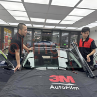 Dán phim cách nhiệt kính trước chính hãng 3M Crystalline