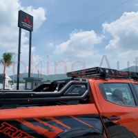 Lắp giá nóc có đèn led Hamer HR152 xe Mitsubishi Triton 2024+