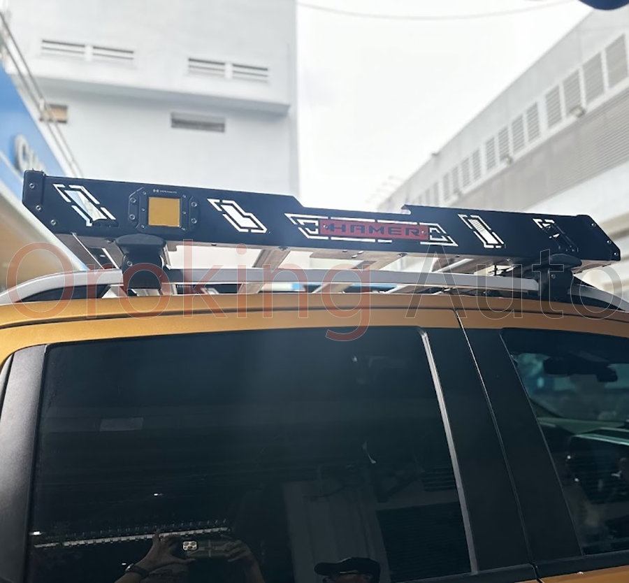 Baga nóc có đèn led Hamer HR152 xe Toyota Hilux 2015+