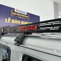 Trang bị thêm baga mui xe Suzuki Jimny mẫu Hamer HR153 thì chiếc xe của bạn thêm phần mạnh mẽ và cứng cáp hơn nhiều lần.