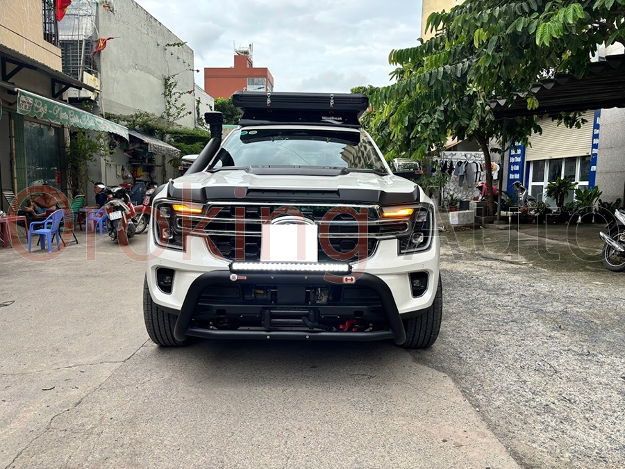 Độ cản trước Hamer Chữ U AM116 tăng độ bền của xe, bảo vệ an toàn cho người ngồi bên trong