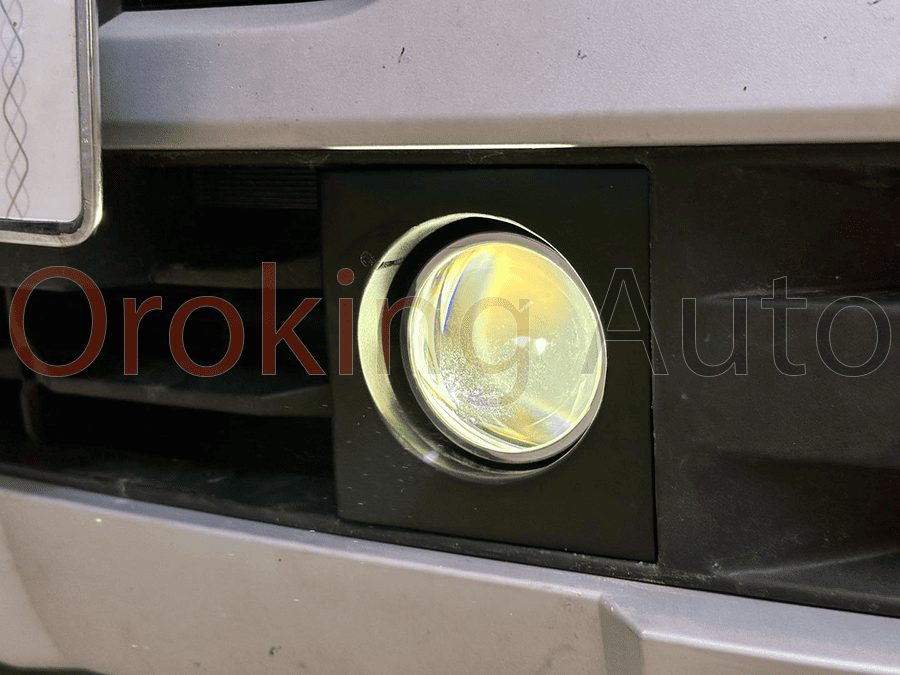 Đèn bi gầm Hyundai Stargazer 2024 hiệu A9 Pro kèm mặt dưỡng với ba nhiệt màu thời thượng