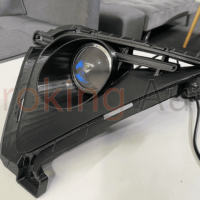 Đèn bi gầm Kia K3 2024 hiệu A9 Pro kèm dưỡng in 3D tại Oroking Auto