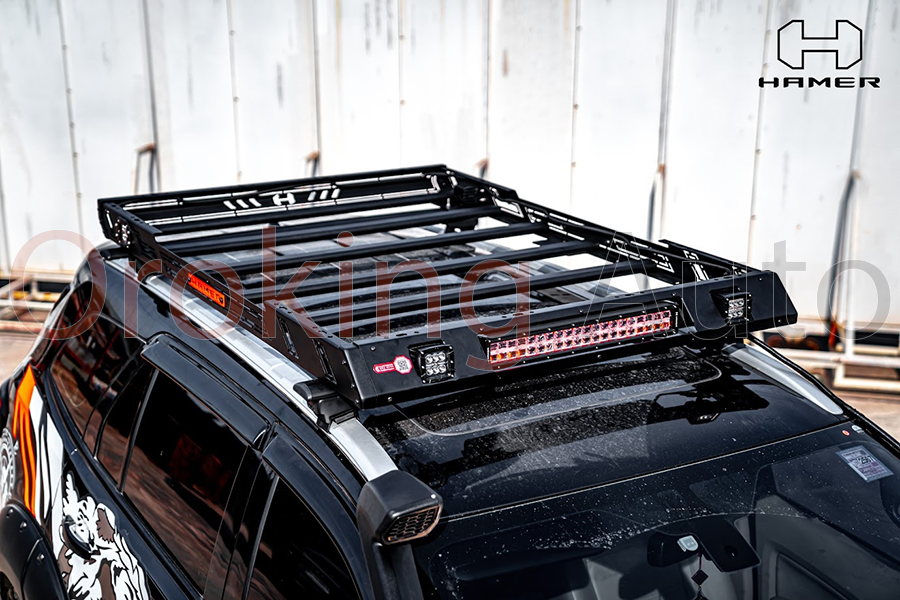 Giá nóc có đèn led Hamer HR153 xe Mitsubishi Pajero Sport 2018+