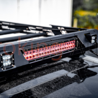 Lắp giá nóc có đèn led Hamer HR152 xe Ford Everest 2022+