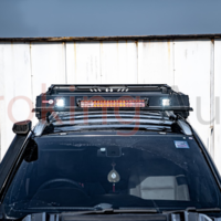 Cản chướng ngại vật bằng giá nóc có đèn led Hamer HR152 xe Ford Everest 2022+ vô cùng tuyệt vời