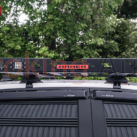 Lắp giá nóc có đèn led Hamer HR152 xe Ford Ranger 2022+