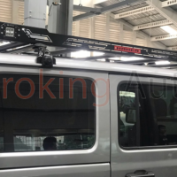 Cản chướng ngại vật bằng baga mui có đèn led Hamer HR153 xe Jeep vô cùng tuyệt vời