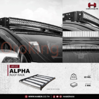 Cản chướng ngại vật bằng giá nóc có đèn led Hamer HR157 xe Ford Ranger 2022+ vô cùng tuyệt vời