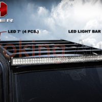 Giá nóc có đèn led Hamer HR157 xe Ford Ranger 2022+