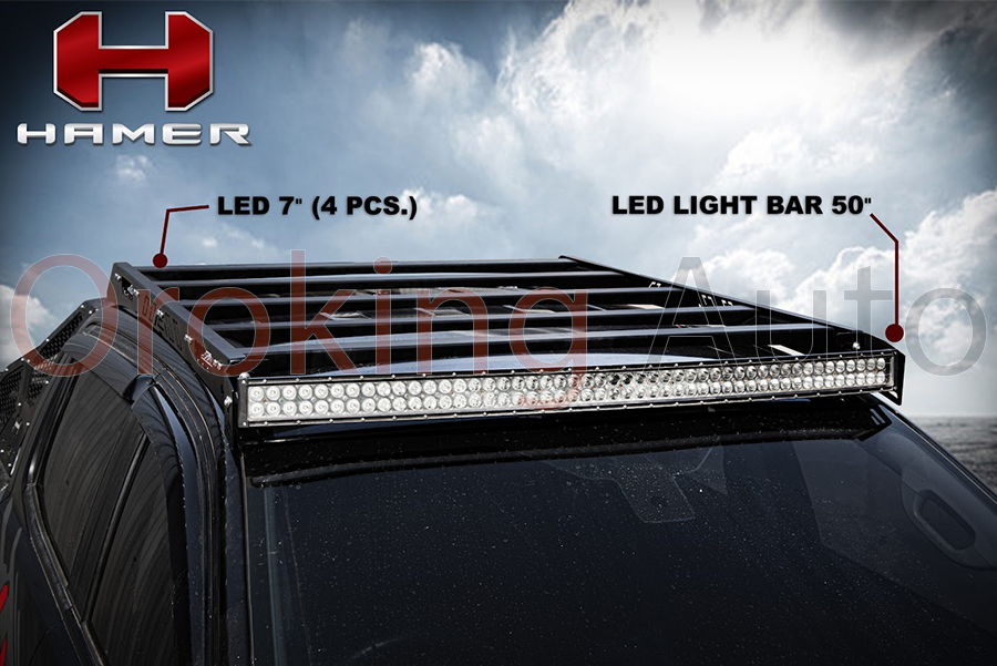 Giá nóc có đèn led Hamer HR157 xe Ford Raptor 2022+