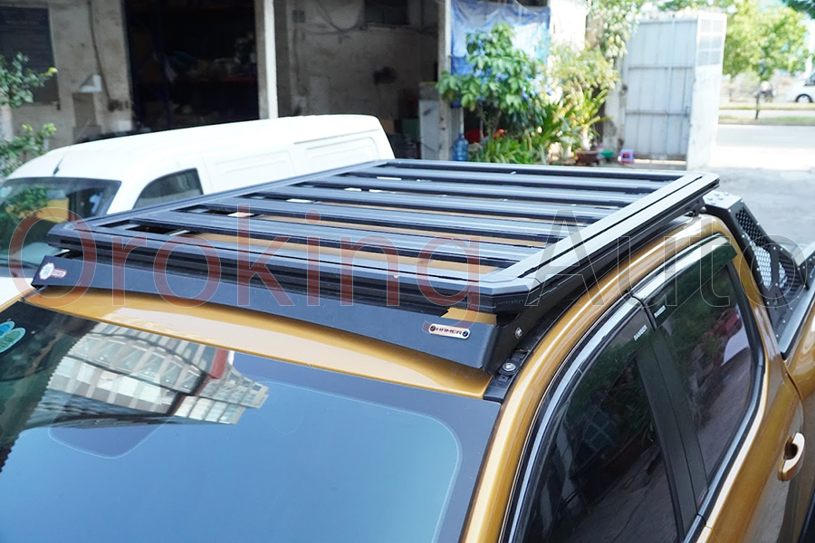 Cản chướng ngại vật bằng baga mui Hamer Flat HR161 xe Ford Raptor 2022+ vô cùng tuyệt vời