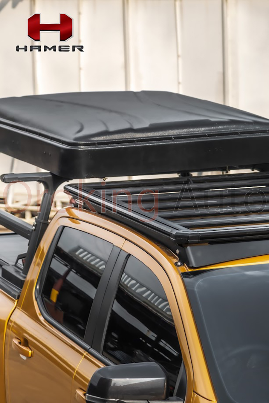 Lắp giá nóc Hamer Flat HR161 xe Ford Raptor 2022+