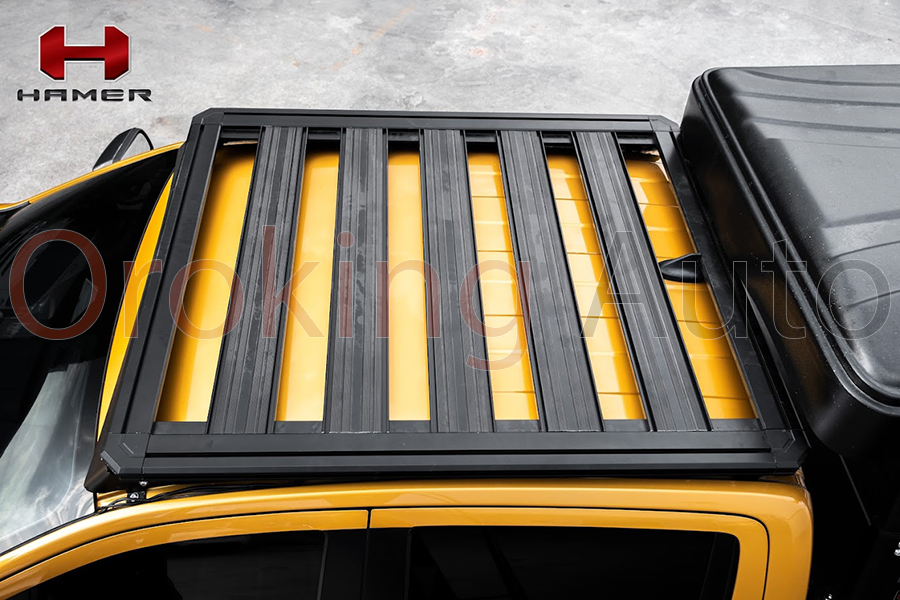 Cản chướng ngại vật bằng giá nóc Hamer Flat HR161 xe Ford Raptor 2022+ vô cùng tuyệt vời
