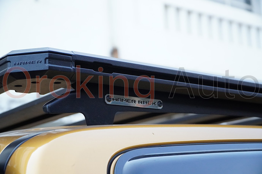 Cản chướng ngại vật bằng baga nóc Hamer Flat HR161 xe Nissan Navara NP300 vô cùng tuyệt vời