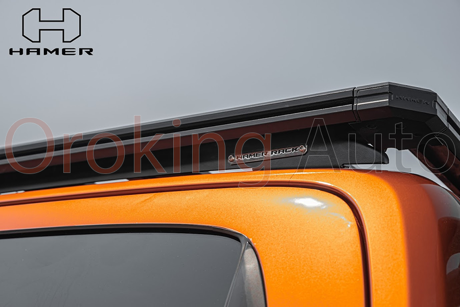 Cản chướng ngại vật bằng giá nóc Hamer Flat HR161 xe Isuzu D-Max 2012 - 2024 vô cùng tuyệt vời