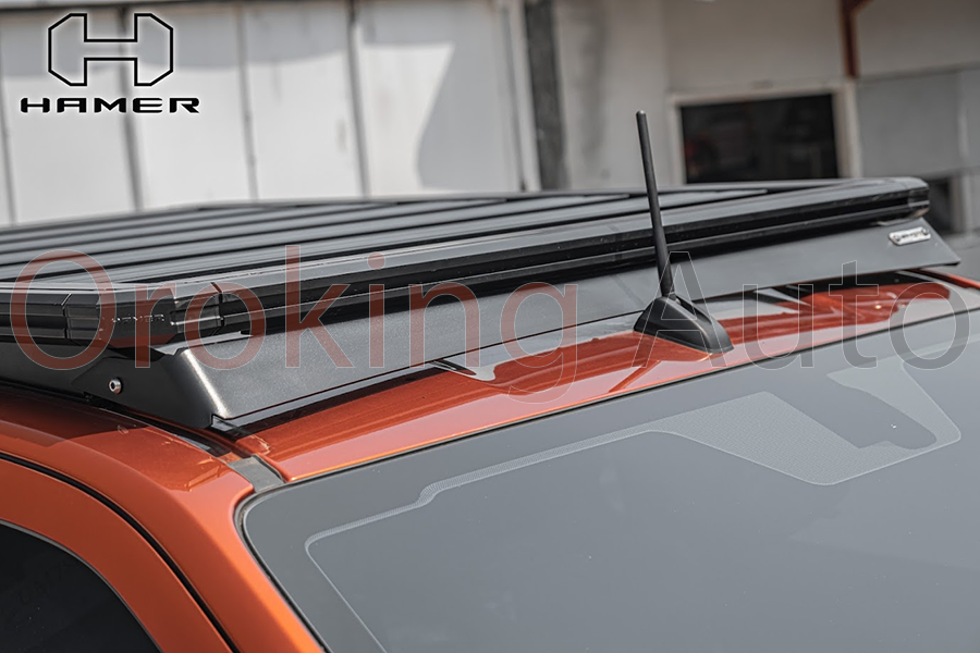 Lắp giá nóc Hamer Flat HR161 xe Isuzu D-Max 2012 - 2024