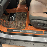 Thảm lót sàn Vinfast VF6 360 độ - Đỉnh cao của thảm lót sàn ô tô may thủ công.