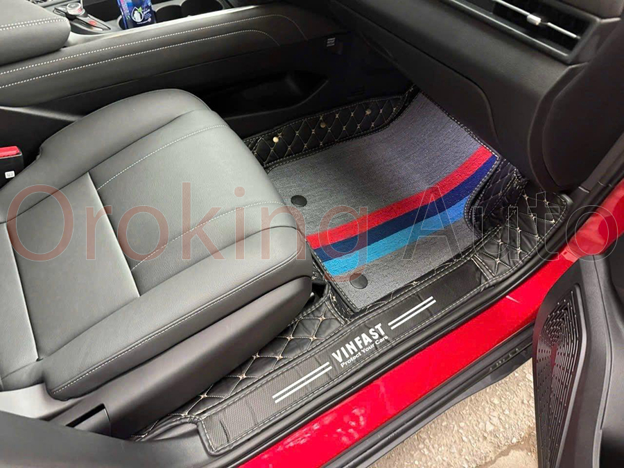 Thảm lót sàn Vinfast VF7 360 độ cách nhiệt và chống ồn tốt nhất trong các dòng thảm