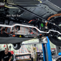 Thanh chống lật sau Vinfast VF3 chính hãng Ultra Racing thiết kế chính xác theo xe