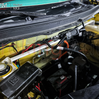 Độ thanh giằng khoang máy Vinfast VF3 chính hãng Ultra Racing