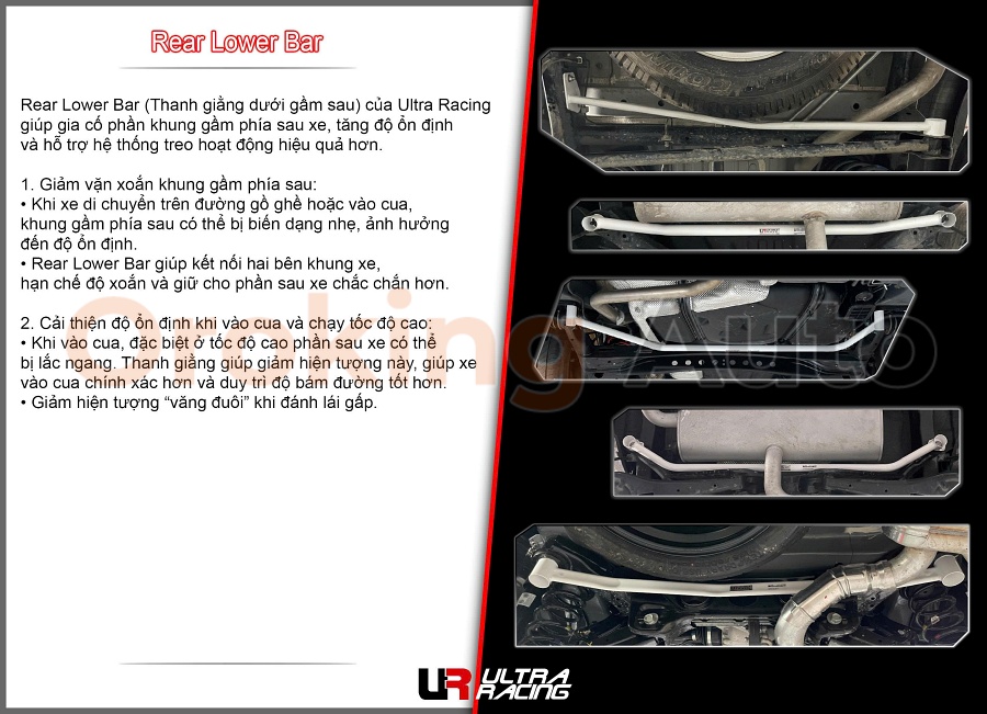 Thanh giằng dưới gầm xe (Rear Lower Bar)