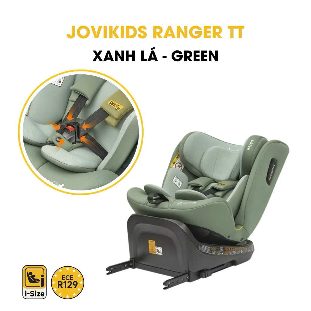 Ghế Trẻ Em Ô Tô Jovikids Ranger TT Dễ Lắp Đặt