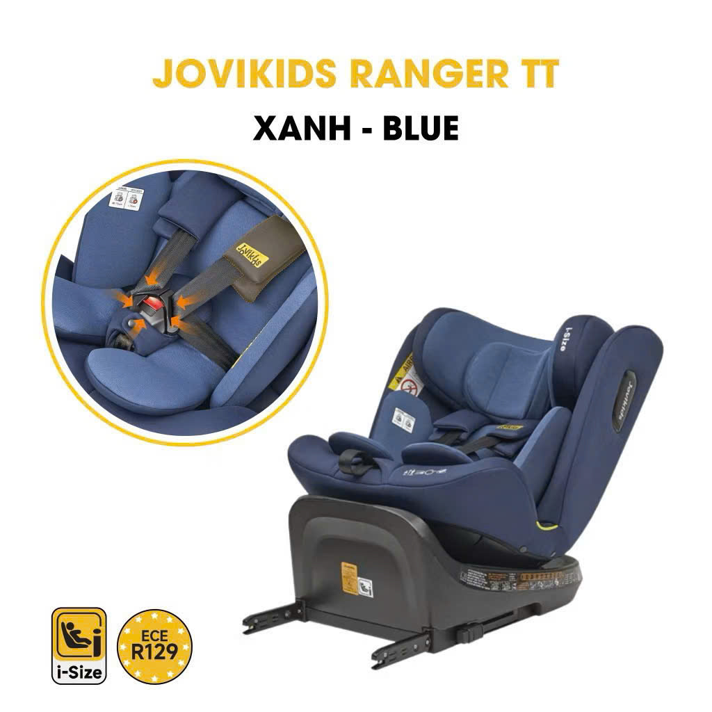 Ghế Ô Tô Jovikids Ranger TT 360° Cho Bé
