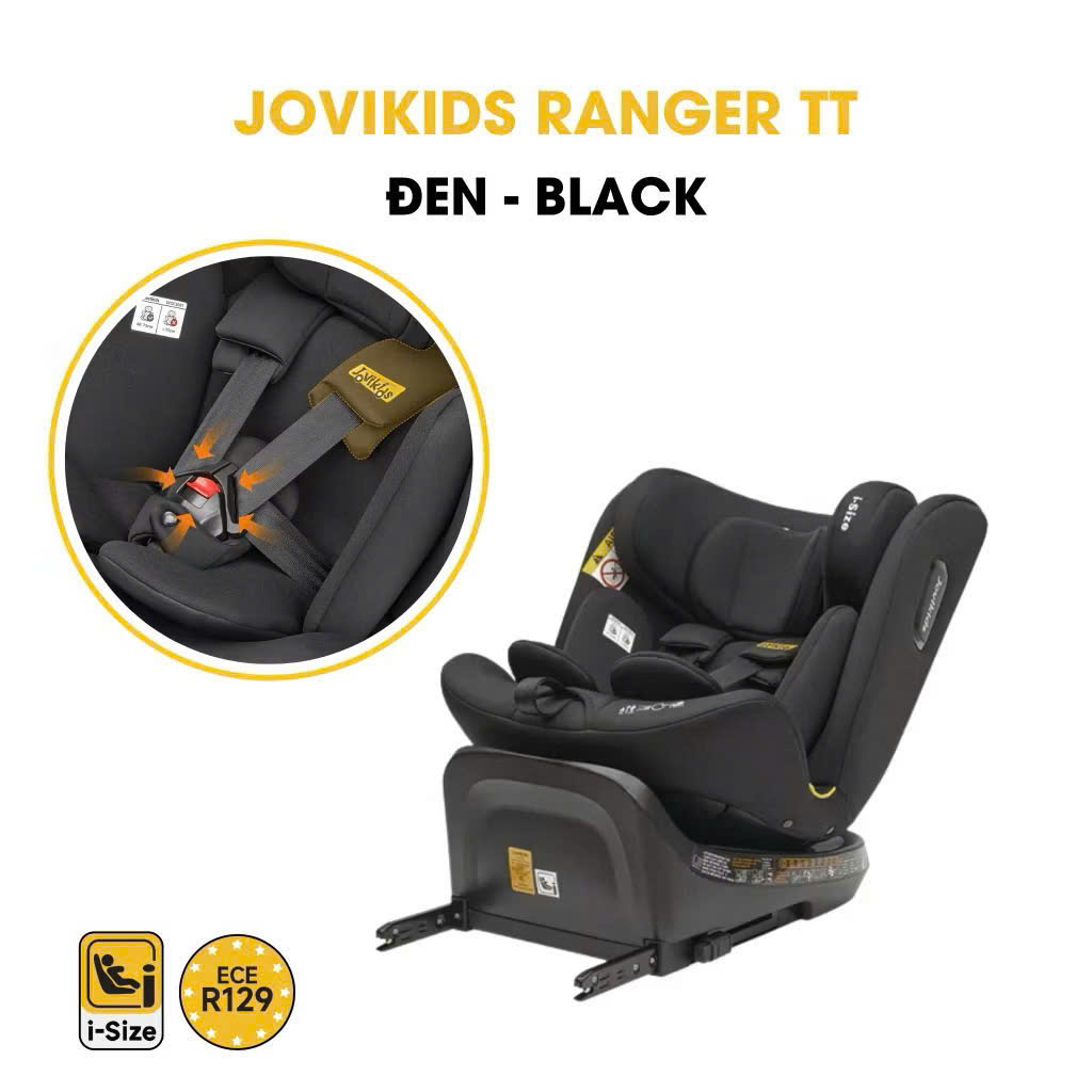 Ghế Ngồi Ô Tô Jovikids Ranger TT Hỗ Trợ Ngả Lưng Êm Ái