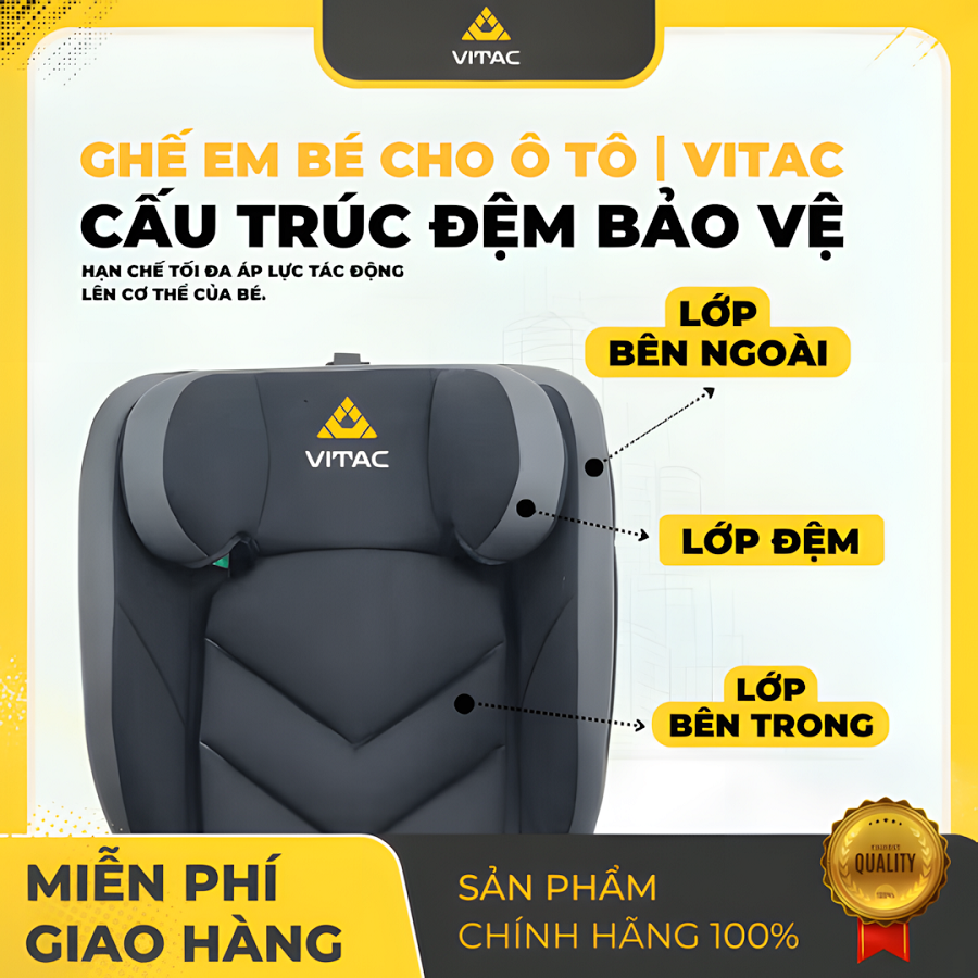 <b>Ghế Ngồi Ô Tô Trẻ Em</b> Vitac Easyseat R129