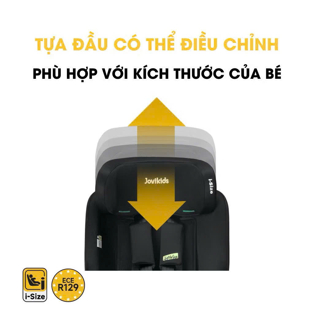 Ghế Ngồi Ô Tô Trẻ Em Jovikids Cici TT Tiện Nghi Cao