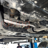 Thanh chống lật trước Hyundai Santafe chính hãng Ultra Racing thiết kế chính xác theo xe