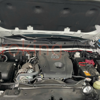 Review trải nghiệm sau khi lắp thanh giằng khoang máy Mitsubishi Pajero Sport chính hãng Ultra Racing