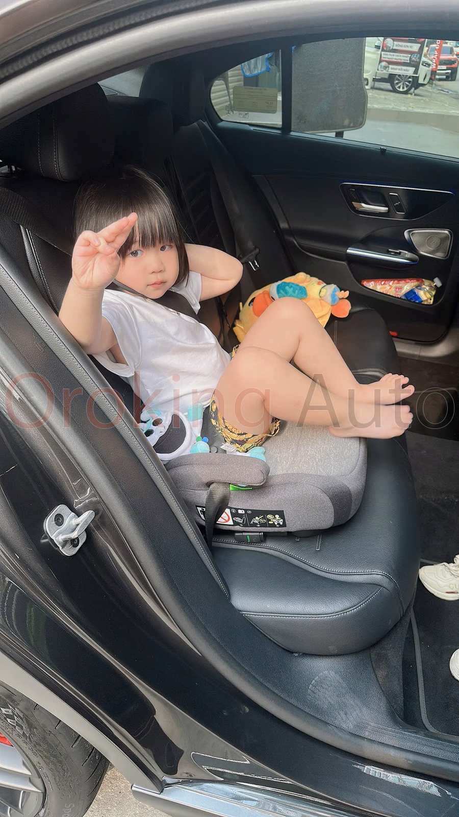 Ghế Ngồi Ô Tô i-Size Jovikids OHHO Booster 125-150cm Cho Trẻ Em