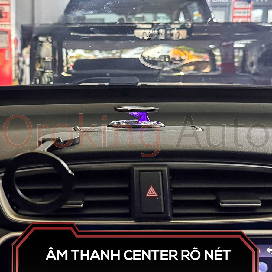 Độ loa thụt thò cho Volvo V60 giúp âm thanh center rõ nét