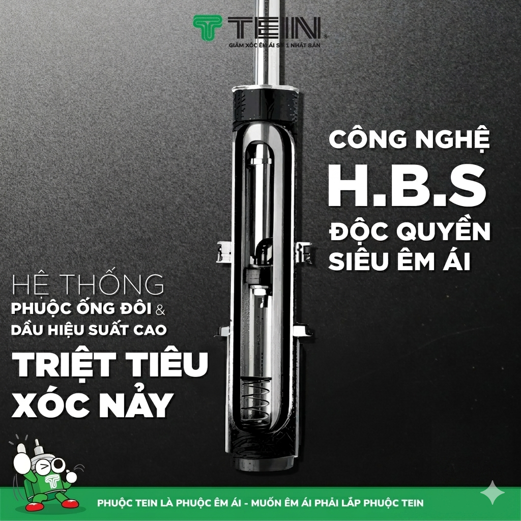 Giảm Xóc Endurapro Plus có hiệu suất tinh tế với điều chỉnh 16 nấc